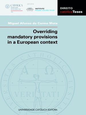 cover image of Overriding mandatory provisions in a European context